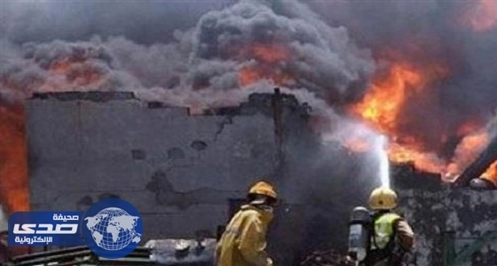 مدني الرياض يباشر حريقا بمستودع في السلي
