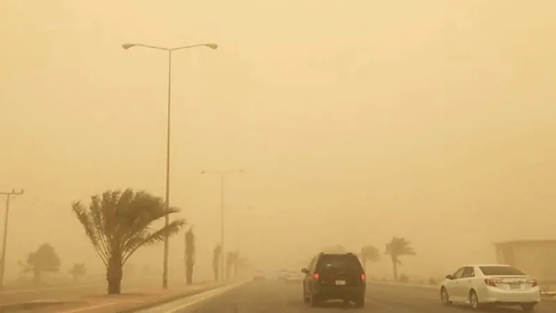 بالفيديو .. الأرصاد: الموجة الغبارية ستصل إلى المنطقة الجنوبية غداً