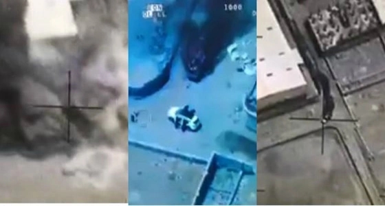 فيديو يوضح هلاك " الصماد " في غارة للتحالف ولحظة الاستهداف