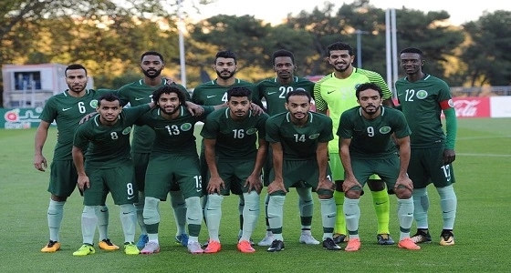 بالصور.. " الأخضر " يفوز على لاتفيا ودياً بهدفين