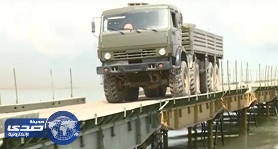 ⁠⁠⁠⁠⁠جسر عسكري فوق " الفرات " لدعم النظام السوري