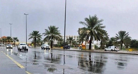7 مناطق على موعد مع الأمطار اليوم