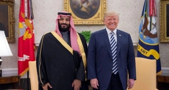 سمو ولي العهد و " ترامب " في محادثات بقمة العشرين