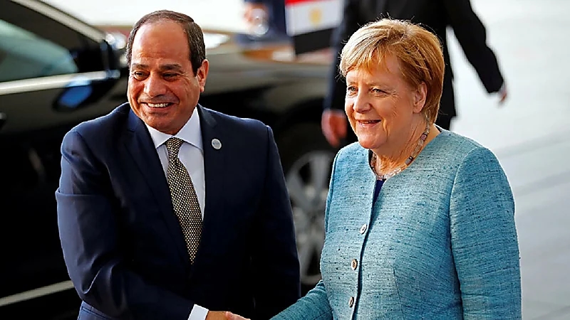 مباحثات بين السيسي وميركل