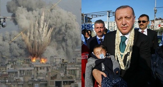 " أردوغان كالحرباء " .. يتلون بالكذب ويتاجر بعذابات السوريين
