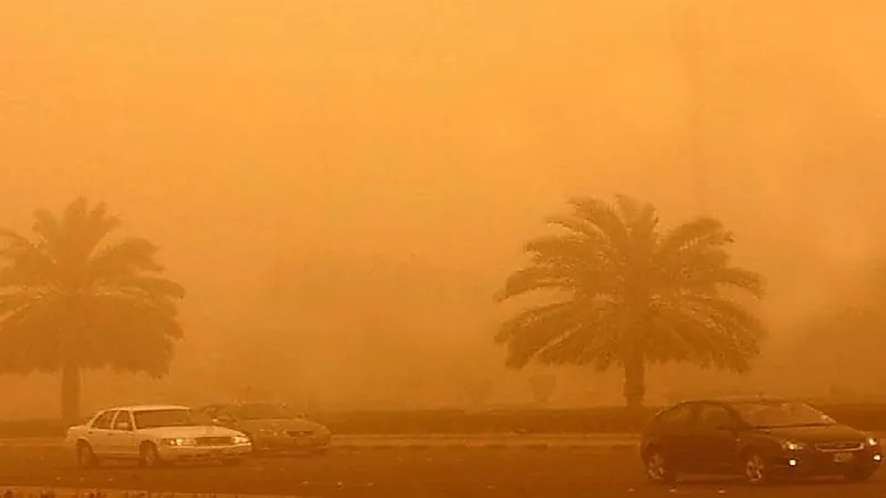 "الأرصاد": عواصف ترابية على بعض المناطق نهاية الأسبوع