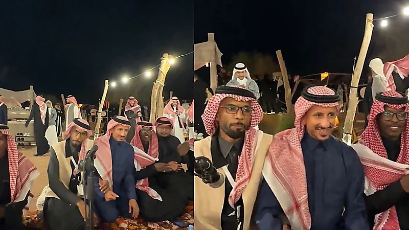 "قلب أبو سليمان وقادي" تجعل وزير السياحة يشارك سامري ⁧‫حائل‬⁩ .. فيديو