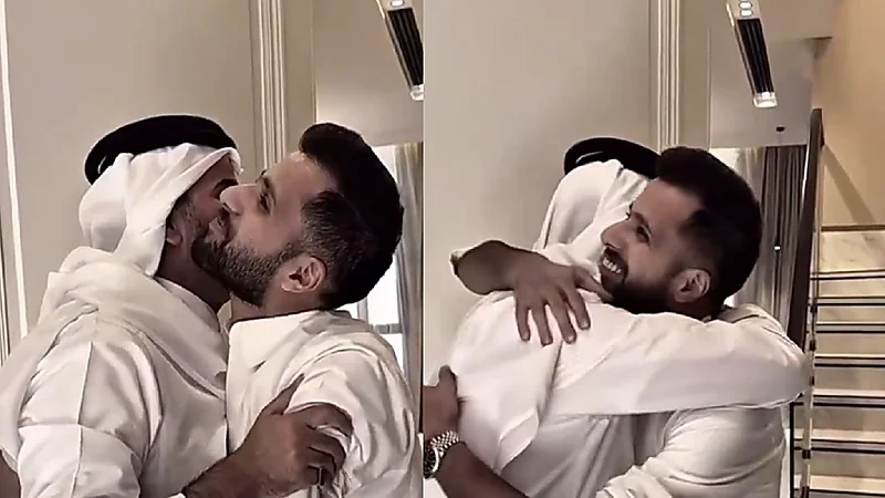 أول ظهور لـغازي الذيابي والمطيري بعد قطيعة 8 أشهر.. فيديو