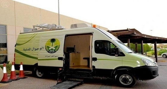 عربة الأحوال المتنقلة تقدم خدماتها لأهالي " السهي " بجازان