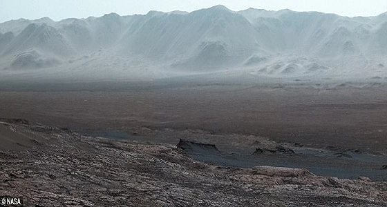 " ناسا " تلتقط صور جديدة لسطح " المريخ "