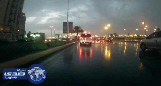 أمطار متوسطة على مراكز منطقة تبوك