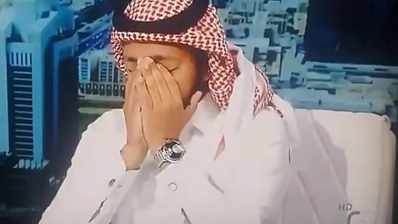 بالفيديو.. "المريسل" يبكي على الهواء بعد خبر وفاة التويجري