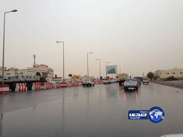 أمطار غزيرة على مدن ومراكز وقرى الخرج