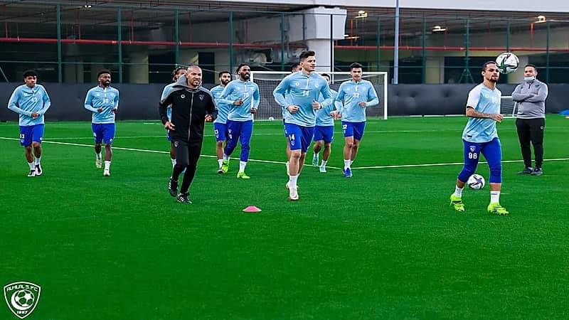 الهلال يعاود تدريباته استعدادا لمواجهة تشيلسي "صور"