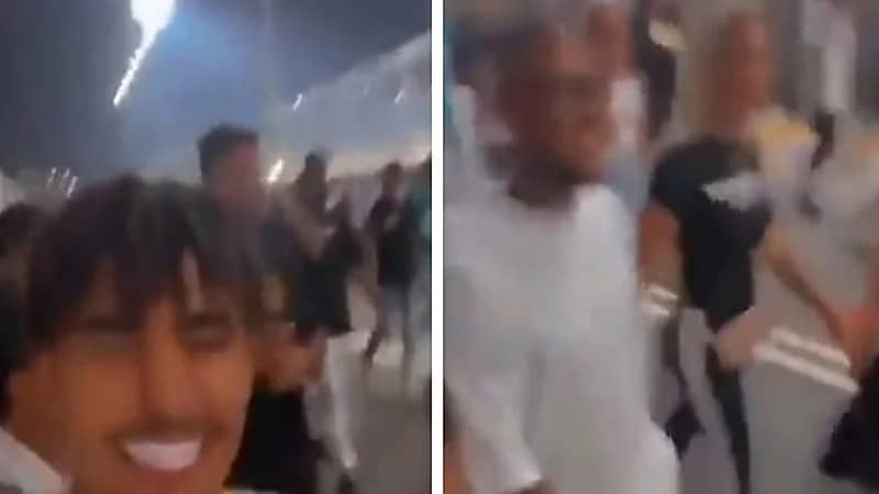  شاهد.. شاب يلاحق لاعب النصر أنسيلمو وزوجته ويثير الجدل 