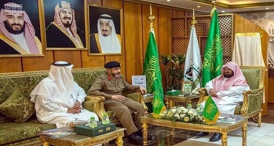 " السديس " يناقش استعدادات موسم الحج مع قائد قوة أمن المسجد الحرام