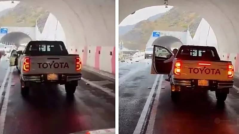 تساقط صخور على طريق عقبة الباحة يعرقل حركة المركبات.. فيديو