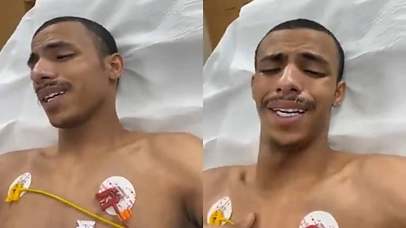 بالفيديو.. نصيحة شاب مريض من المستشفى: لا تكتم حزنك