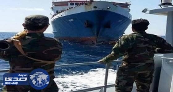 توقيف باخرة قبالة شاطيء كرسه شرقي درنة الليبية