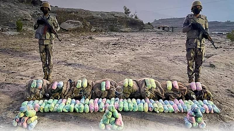 إحباط محاولة تهريب 135 كيلوجرامًا من نبات القات المخدر بجازان