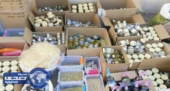 ضبط مستحضرات التجميل منتهية الصلاحية في أسواق السيح