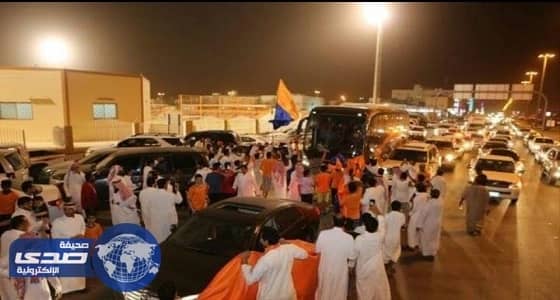 حافلة مكشوفة لاحتفالية الفيحاء بالصعود لدوري جميل