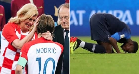 رئيسة كرواتيا تخسر المونديال وتفوز بالأضواء.. وسجدة بوغبا تثير الإعجاب