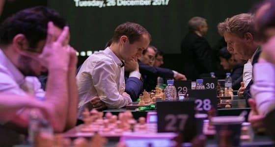 نتائج اليوم الأول لبطولة الشطرنج - السريع " رجال "