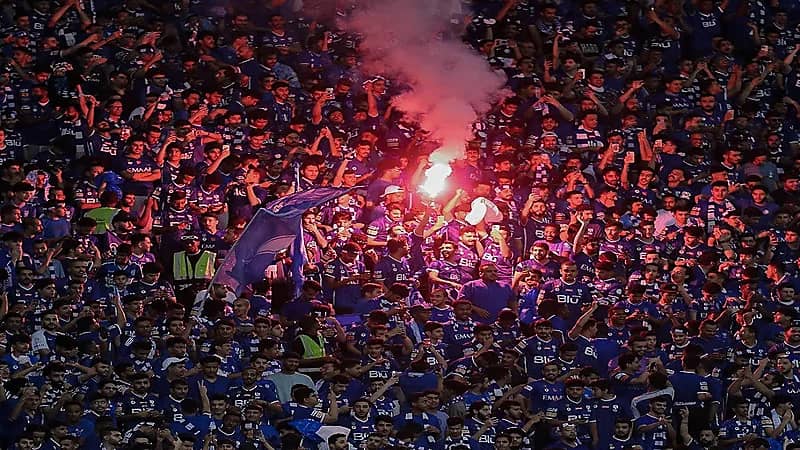 بالألعاب النارية ومكبرات الصوت..استاد الملك فهد يستعد لحفل تقديم لاعبي الهلال