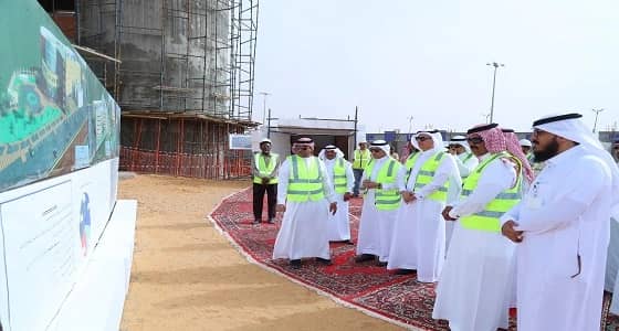 وزير البيئة يقف على مشروع برج المياه بسكاكا