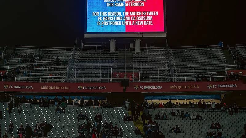 الاتحاد الاسباني يرفض استئناف برشلونة وأوساسونا