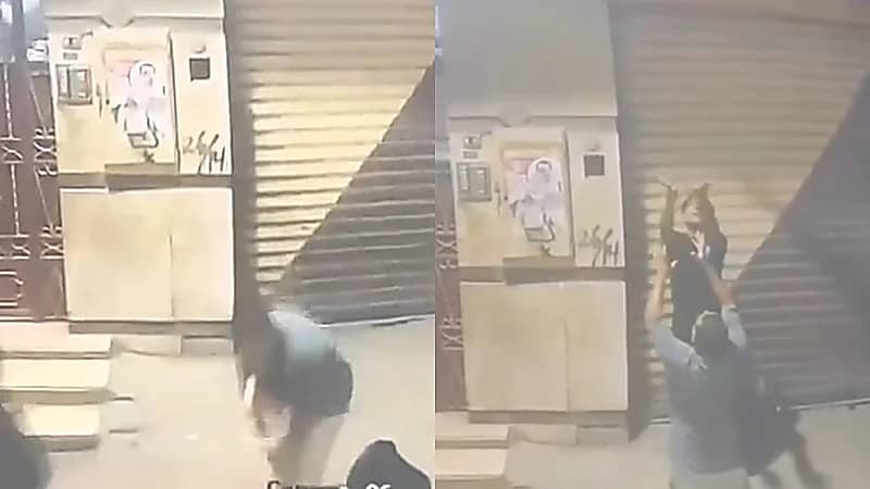 فلسطيني ينقذ طفلاً مصرياً من موت محقق.. فيديو