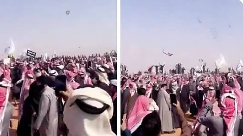 احتفال المتسابقين في المهرجان السنوي الصياهد للإبل بتطاير العقل .. فيديو