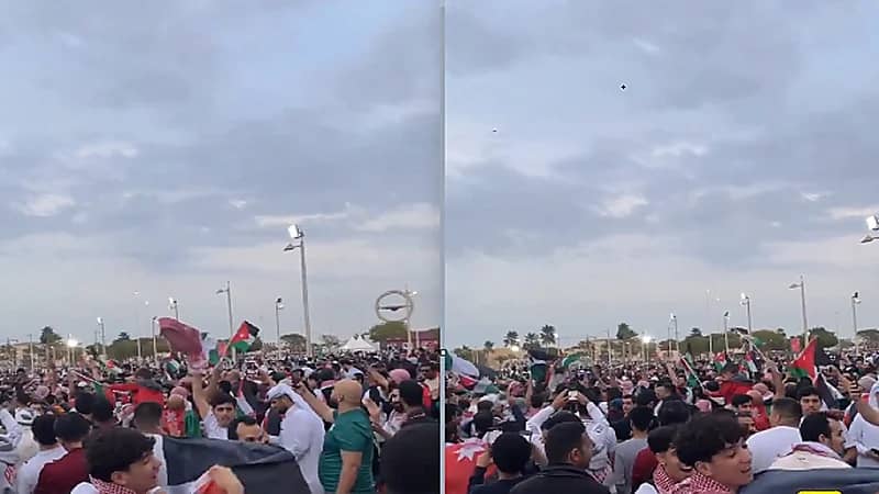 جماهير الأردن بعد التأهل لربع النهائي: عراقي وينه ؟ كسرنا عينه .. فيديو