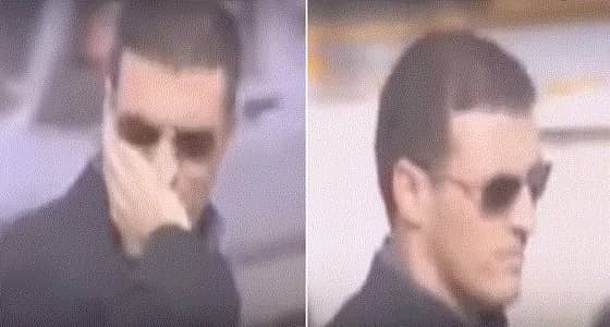 فيديو نادر لكاظم الساهر ينهار بنوبة بكاء