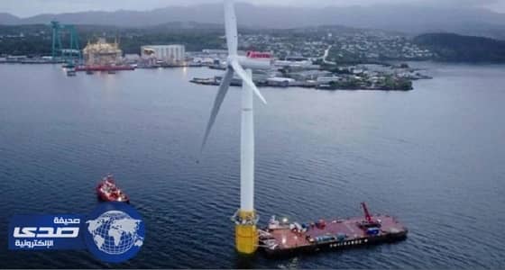 بالصور.. أول محطة طواحين هوائية عائمة بالعالم في اسكتلندا