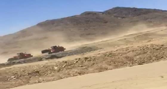 بالصور إزالة تعديات بمساحة 10 كم×8 كم بمركز " يعري "