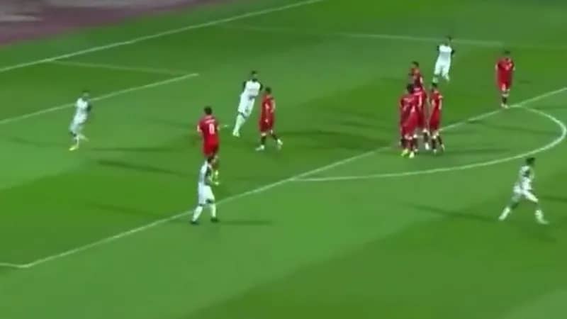 هدف عالمي لعمر السومة ضد أفغانستان .. فيديو