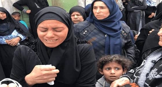 شاهد.. وداع مؤثر لشهيد في خان يونس