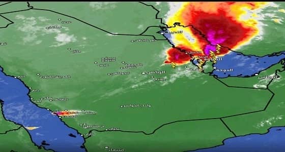 بالصور.. " الحصيني " : سحب ممطرة ممتدة من الشمال الغربي إلى الجنوب