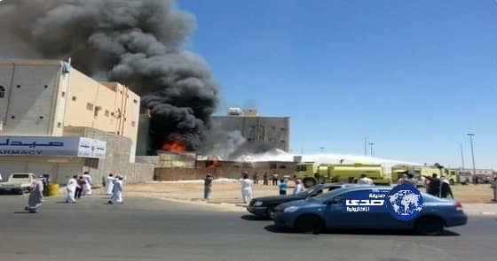 الدفاع المدني يسيطر على حريق في "مغسلة سجاد" بتبوك