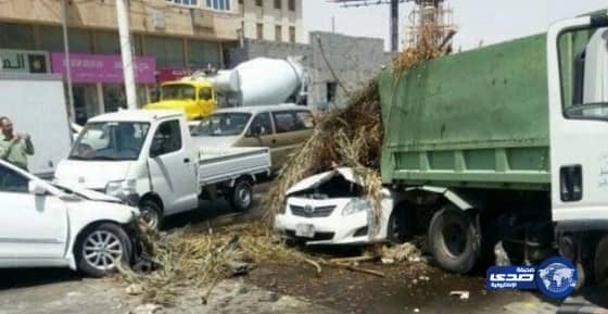 إصابة 5 أشخاص في حادث تصادم على طريق الظهران بالأحساء