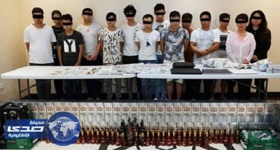 بالفيديو والصور.. الشرطة البحرينية تطيح بتشكيل عصابي آسيوي