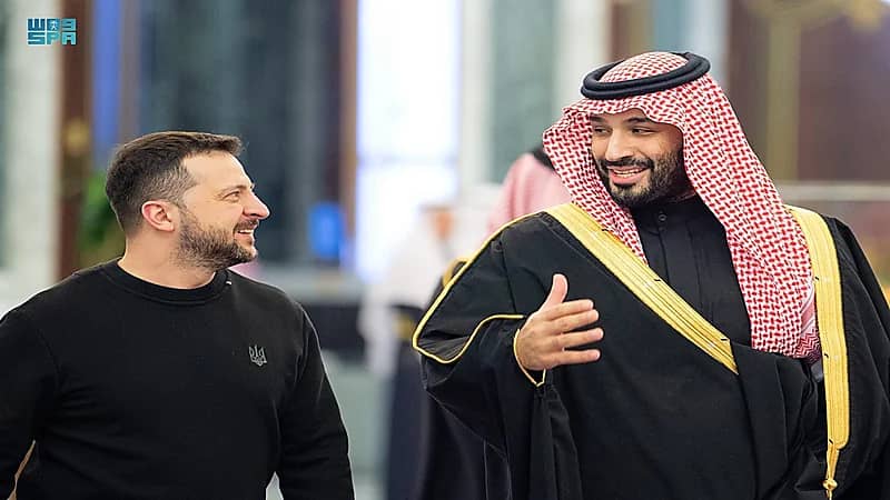 ولي العهد يستقبل رئيس أوكرانيا .. فيديو