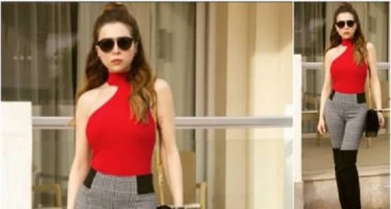 مي عز الدين تتألق في إطلالة كاجوال علي طريقة نجمات هوليوود