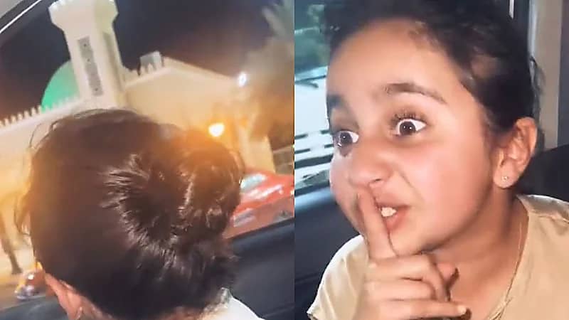 ردة فعل طفلة من السويد عند سماعها الأذان لأول مرة بالمملكة.. فيديو