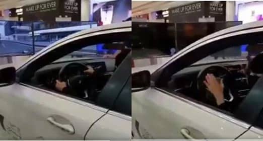 بالفيديو.. فتاة تتعرض لنهاية مؤسفة أثناء تعلمها القيادة
