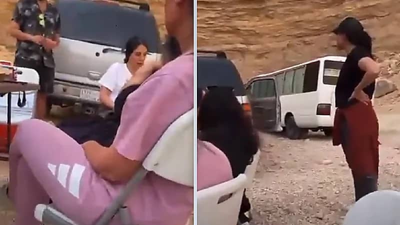 هوشة لبنى عبدالعزيز وإلهام علي في رحلة هايكينق..فيديو