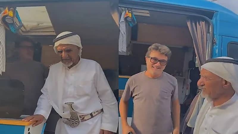 مسن يخطف الأنظار بلباقته في استخدام اللغة الإنجليزية في الجنوب .. فيديو