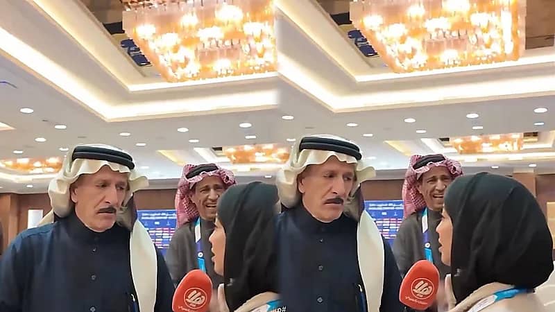مذيعة عمانية تتحدى إبراهيم الفريان .. فيديو